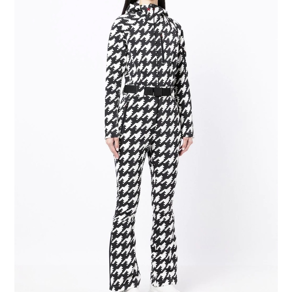 NWT perfect moment houndstooth ski suit sz XS - Picture 1 of 11
